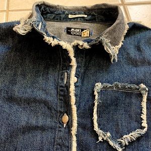 JPG rare vintage jeans top